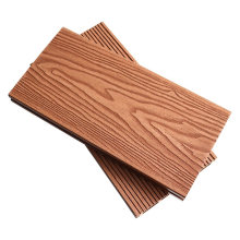 China New Technology Outdoor Floor Interlocking Composite Decking Board Deep Embossed Wood Grain Plastic Composite WPC Decking